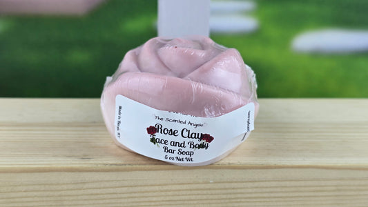 Rose Clay Facial and Body Bar Soap - 5 oz