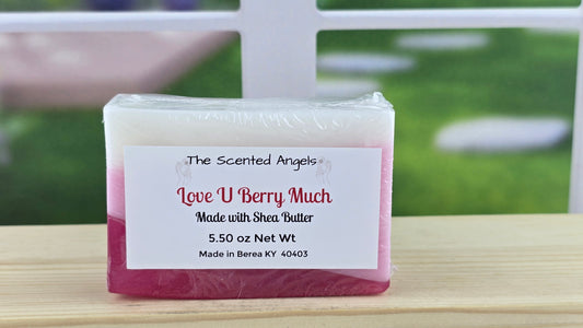 Love U Berry Much Hand & Body Bar Soap - 5.5 oz