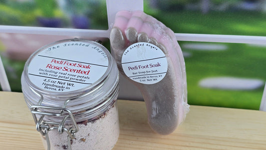 Pedi Foot Soak 4.5 oz and Bar Soap 5 oz