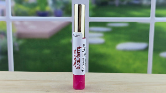 Moisturizing Sugared Strawberry Flavored Lip Gloss
