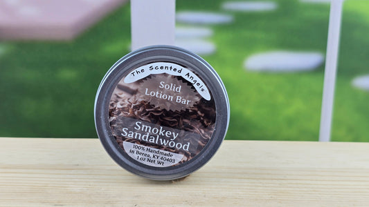TSA Handmade Smokey Sandalwood - Solid Lotion Bar