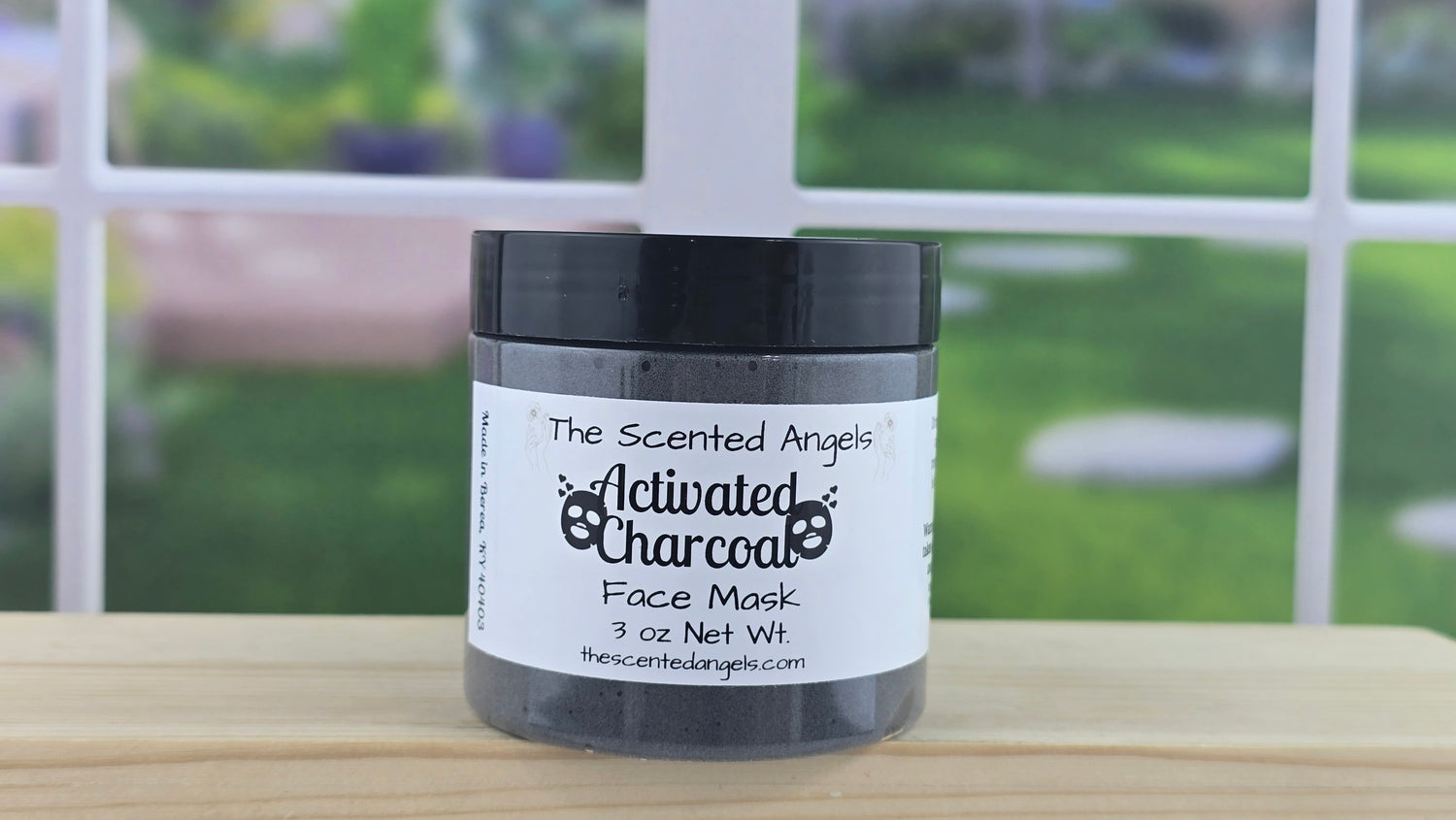 Activated Charcoal 2-in-1 Face Mask and Wash front label