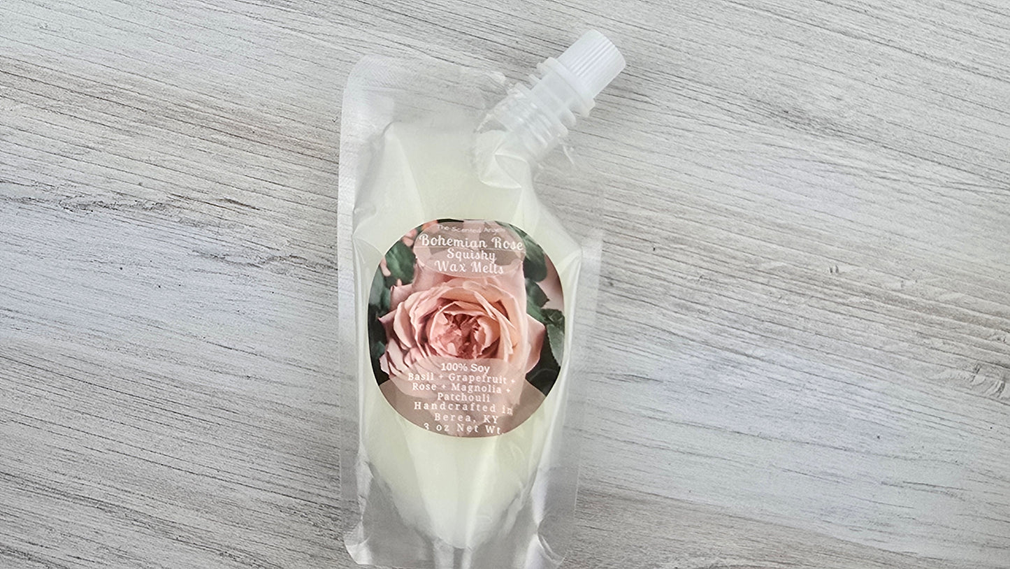 wax melt pouch laying flat