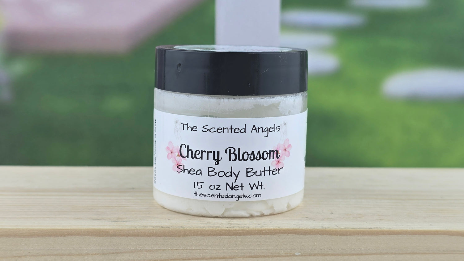 Whipped Shea Body Butter Cherry Blossom 1.5 oz front
