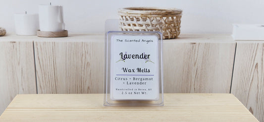 Lavender wax melts, wax tarts, wax cubes - clamshell 2.5 oz