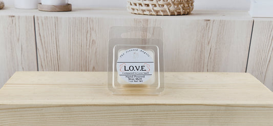 Love Spell single wax melt, wax cube, wax tart for home