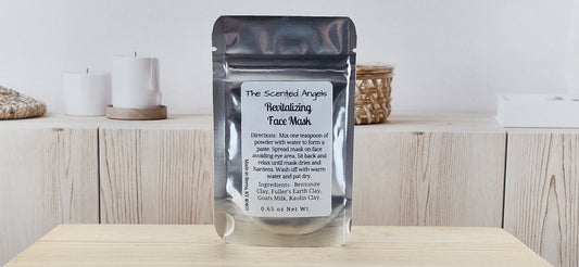 Revitalizing Face Mask - facial treatment - front label