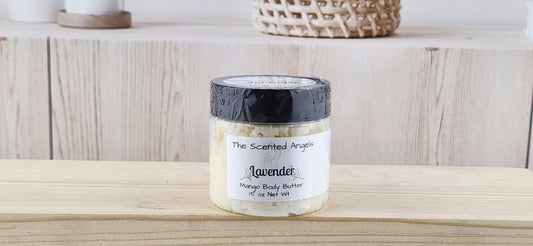 Lavender mango body butter - whipped body butter - 1.5 oz front