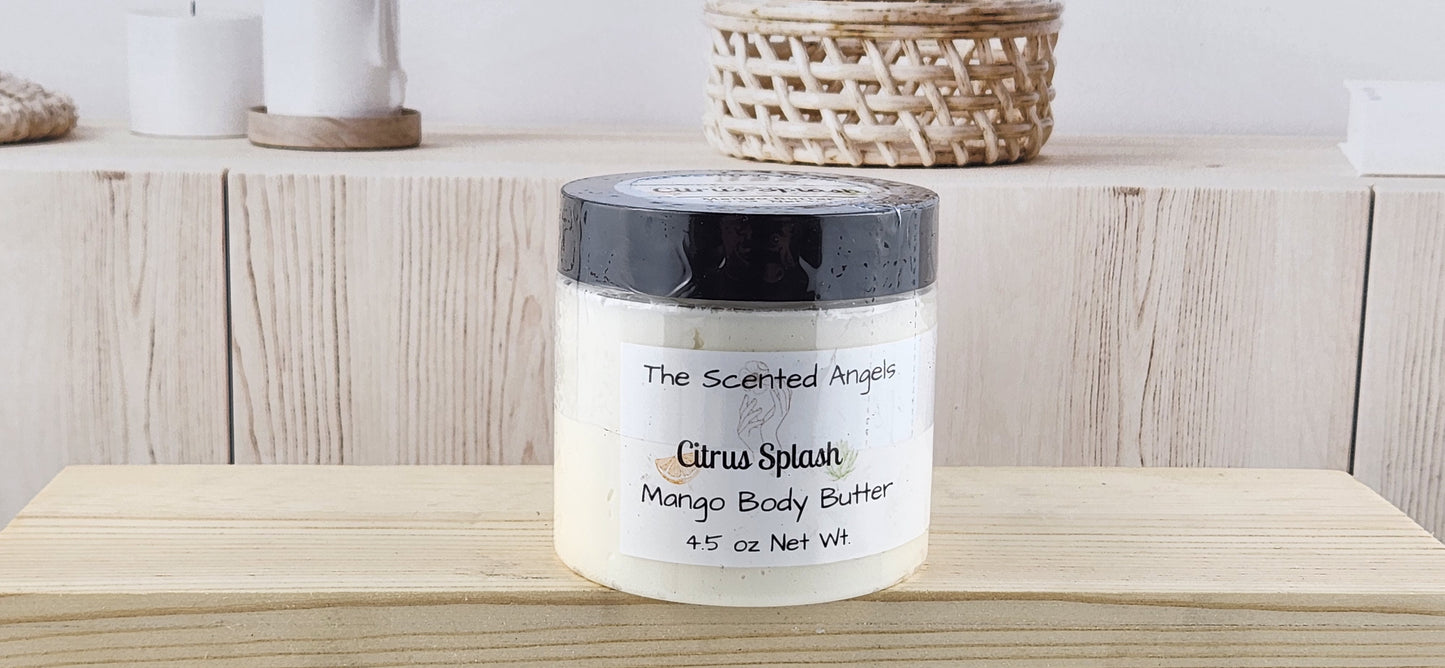 Mango Body Butter  - 4.5 oz front label