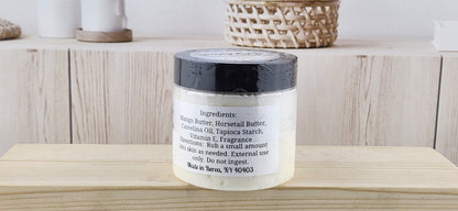 Whipped Body Butter - Mango Body Butter - 4.5 oz back label