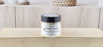 Whipped Body Butter - Coconut Vanilla Body Butter - 1.5 oz front label