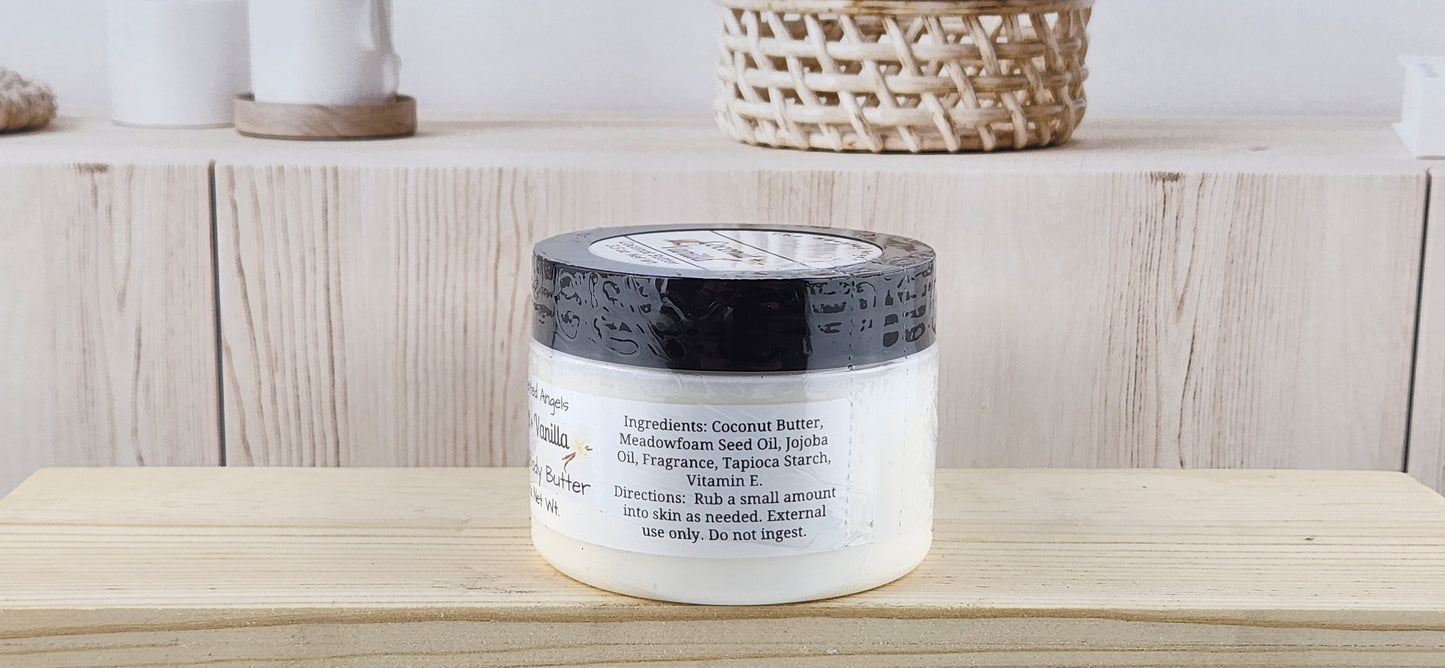 Whipped Body Butter - Cocoa Body Butter  - 3.5 oz back label