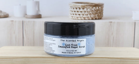 Cool Frost Emulsified sugar scrub for face and body - front label