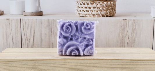 Lavender bar soap front view