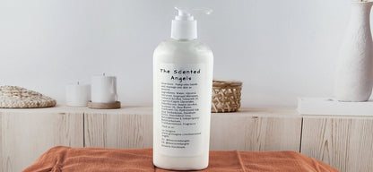 oatmeal honey body lotion back label