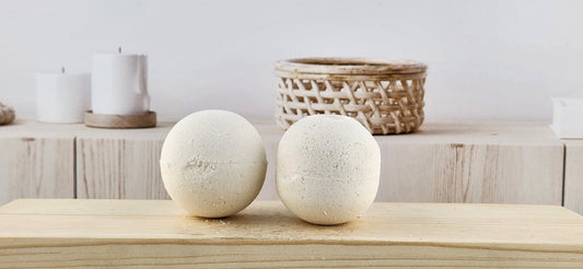 Oatmeal and honey handmade bath bombs double