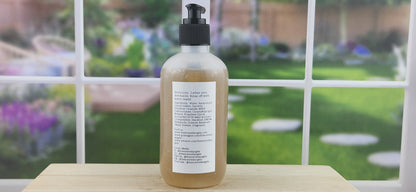 Basil Liquid Exfoliating Hand Soap - back label