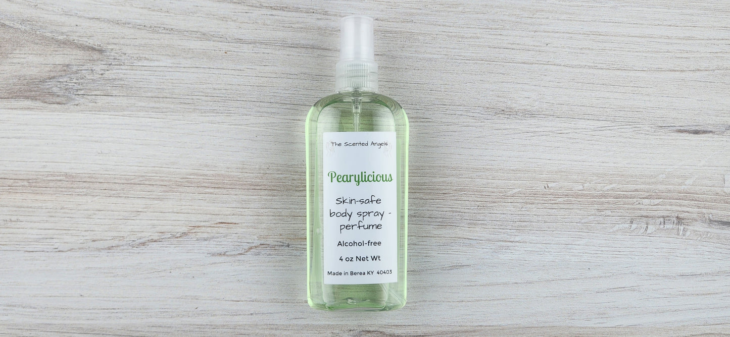 Pearylicious Body Spritz/Spray for Women - flat lay