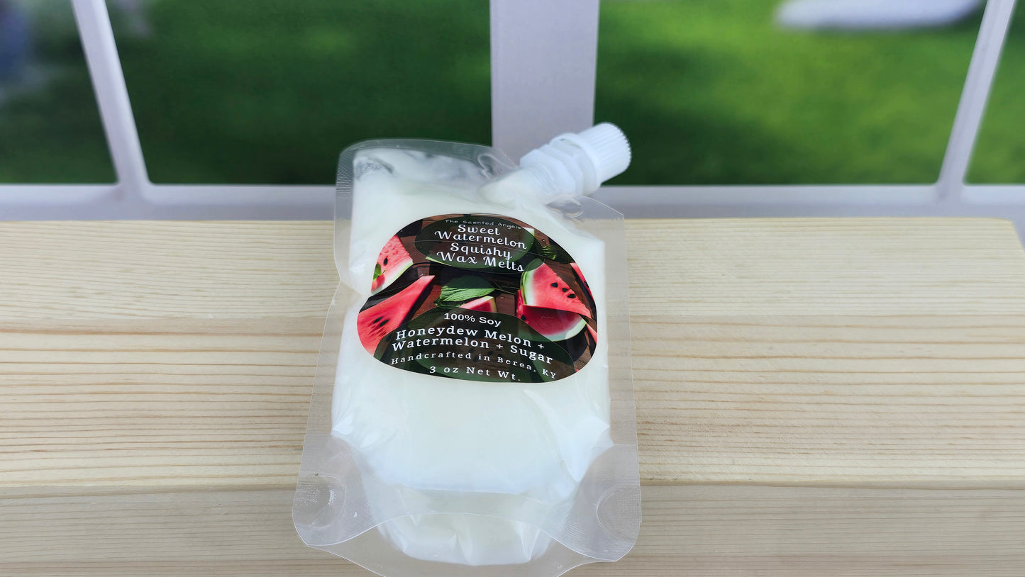 Sweet Watermelon -- 100% Soy Squeezy Wax Melts - 3 oz