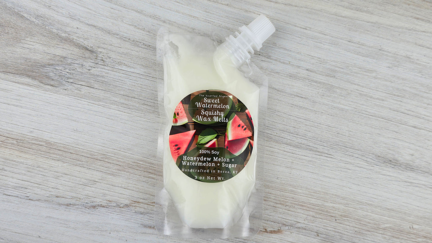 Sweet Watermelon -- 100% Soy Squeezy Wax Melts - 3 oz