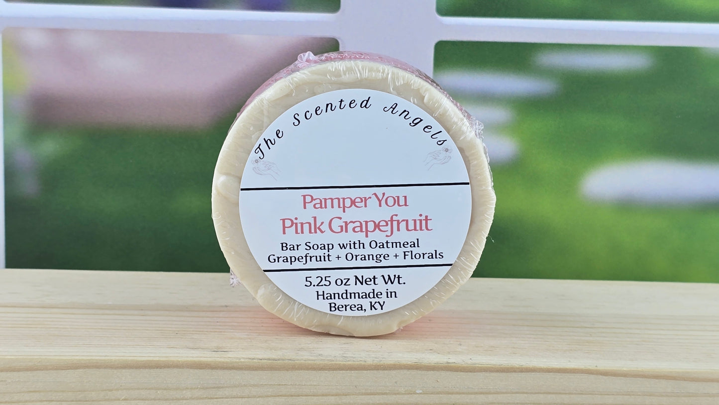 Pamper You Pink Grapefruit Bar Soap - 5.25 oz