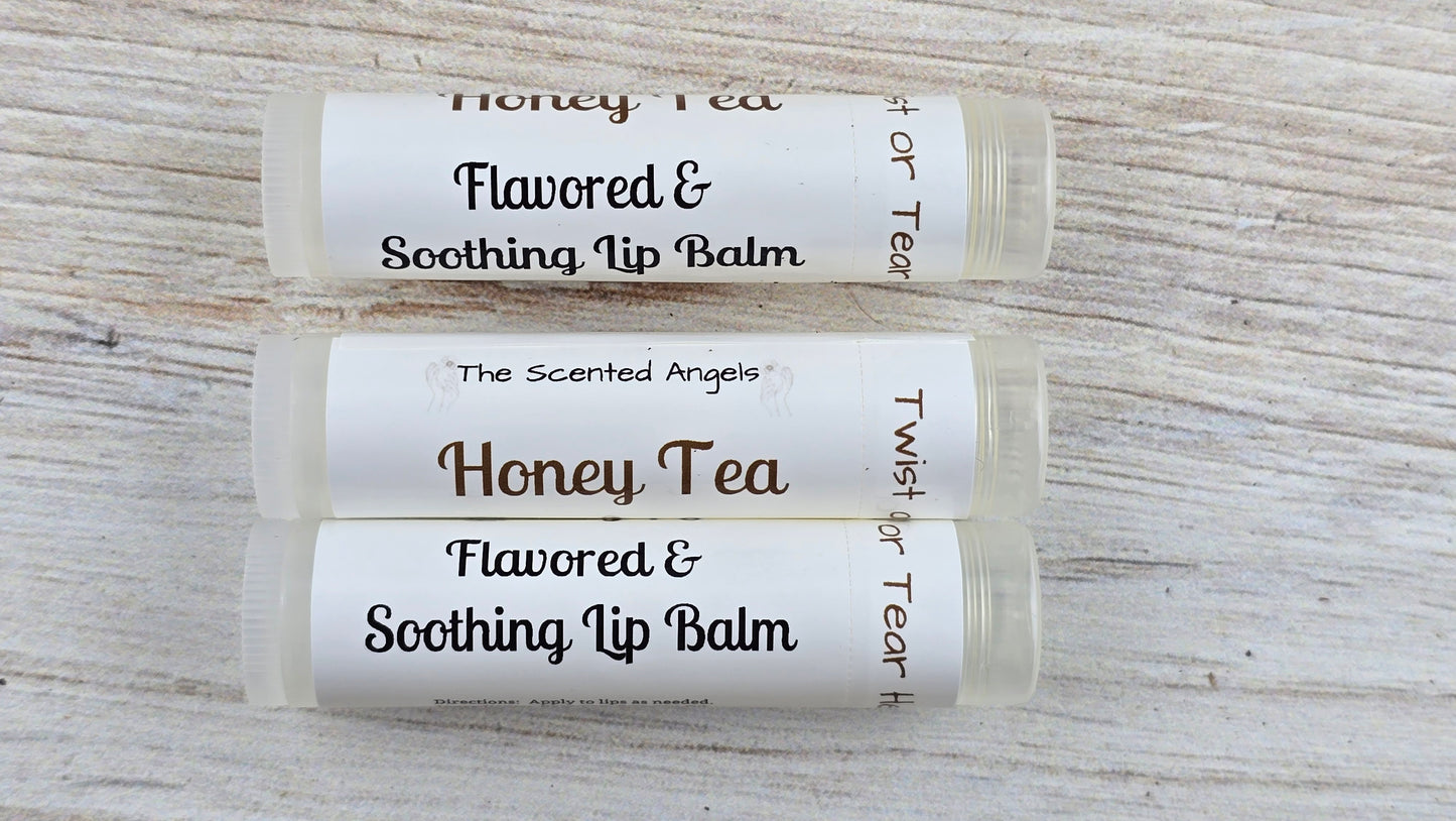 TSA Handmade Moisturizing Honey Tea Flavored Lip Balm
