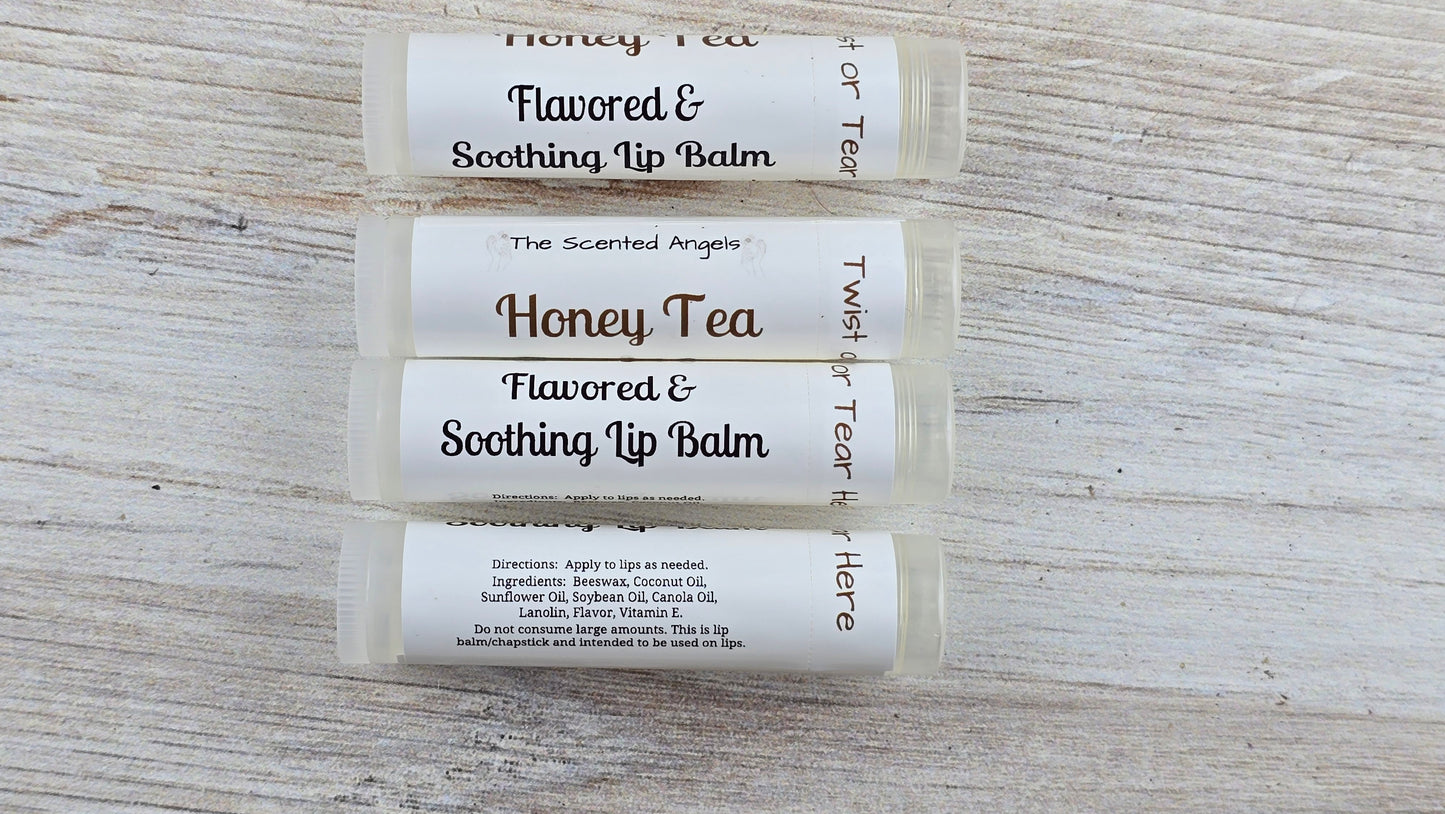 TSA Handmade Moisturizing Honey Tea Flavored Lip Balm