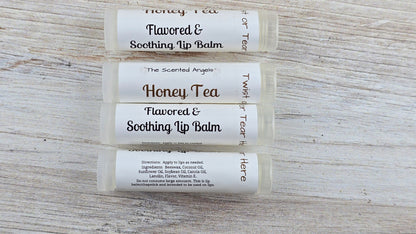 TSA Handmade Moisturizing Honey Tea Flavored Lip Balm