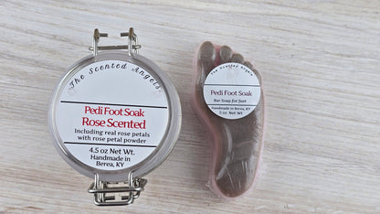 Pedi Foot Soak 4.5 oz and Bar Soap 5 oz