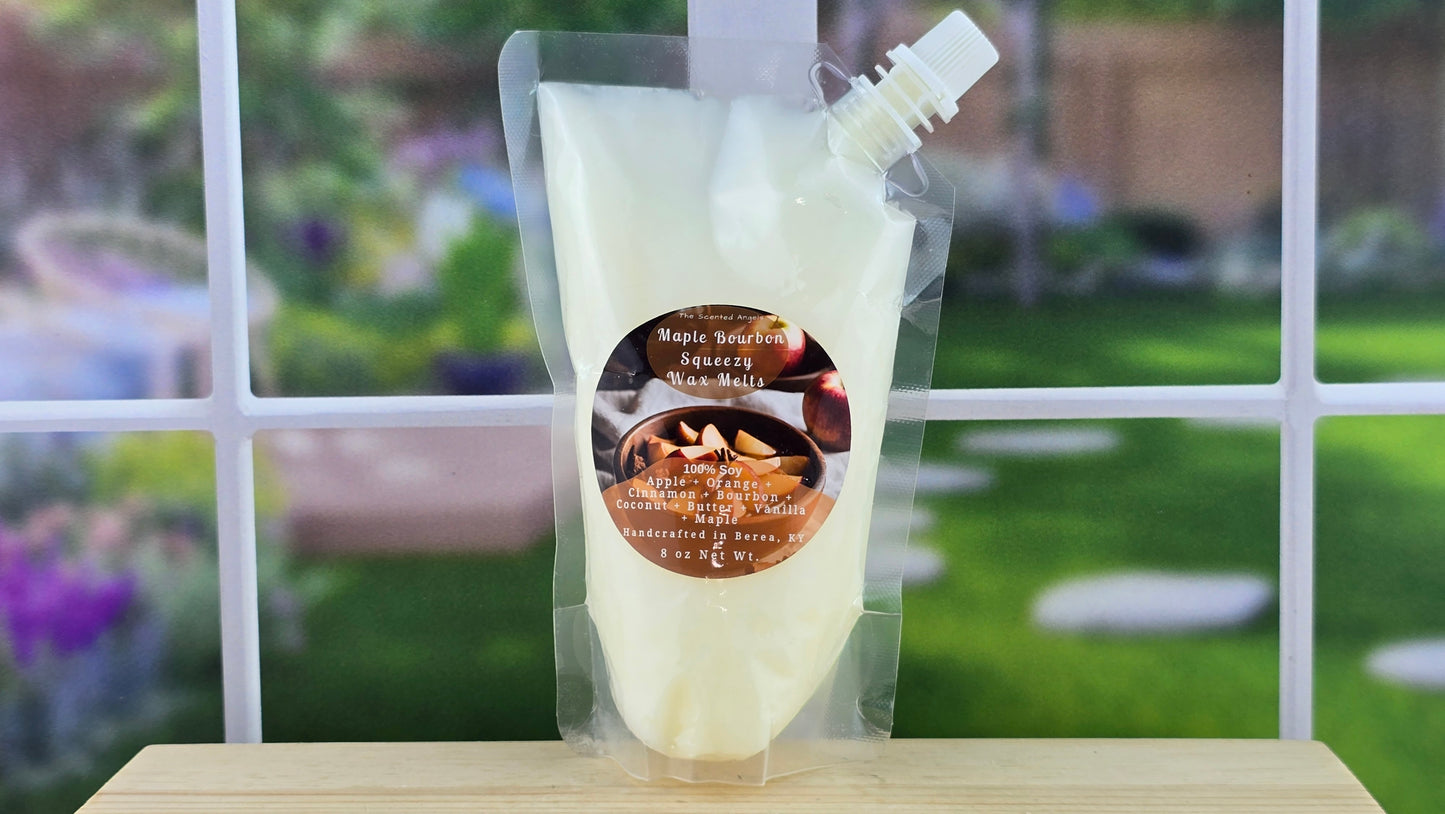 Maple Bourbon Soy Wax Melts (Clamshells & Squeezable Wax)
