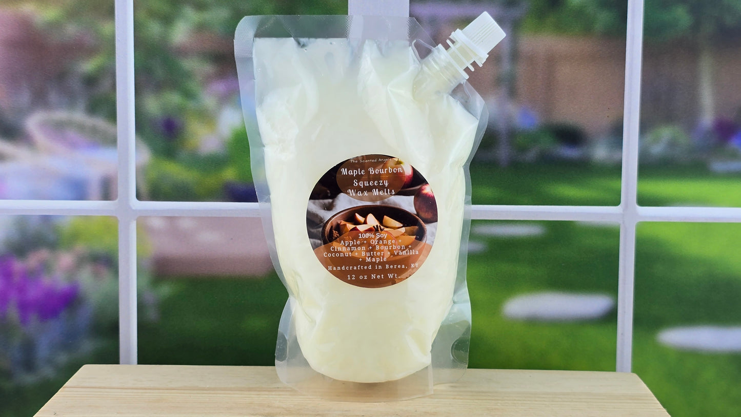 Maple Bourbon Soy Wax Melts (Clamshells & Squeezable Wax)