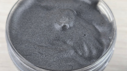 Activated Charcoal 2-in-1 Face Mask and Wash open jar up close