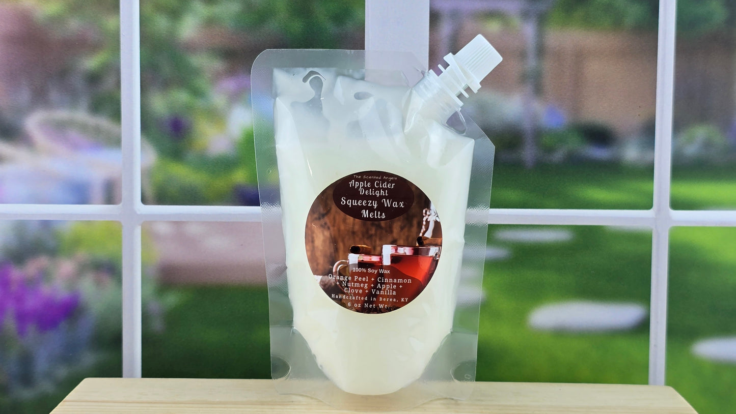 wax melt 6 oz squeeze pouch