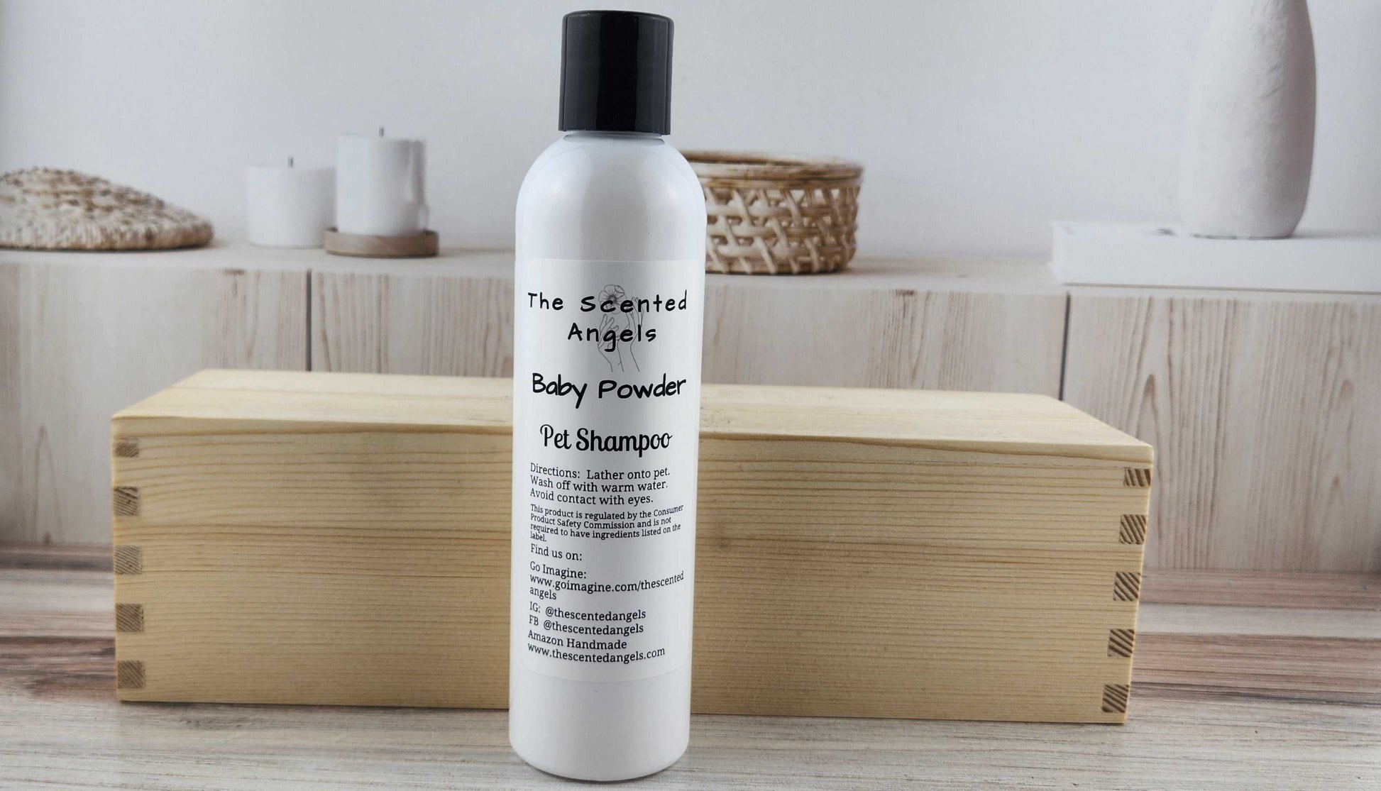 Baby Powder Pet Shampoo The Scented Angels Pet Shampoo