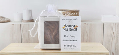 Banana Nut Bread Flower Bar Soap - F1 The Scented Angels Bar Soap