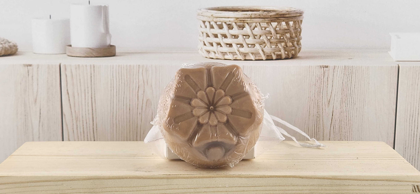 Banana Nut Bread Flower Bar Soap - F2 The Scented Angels Bar Soap