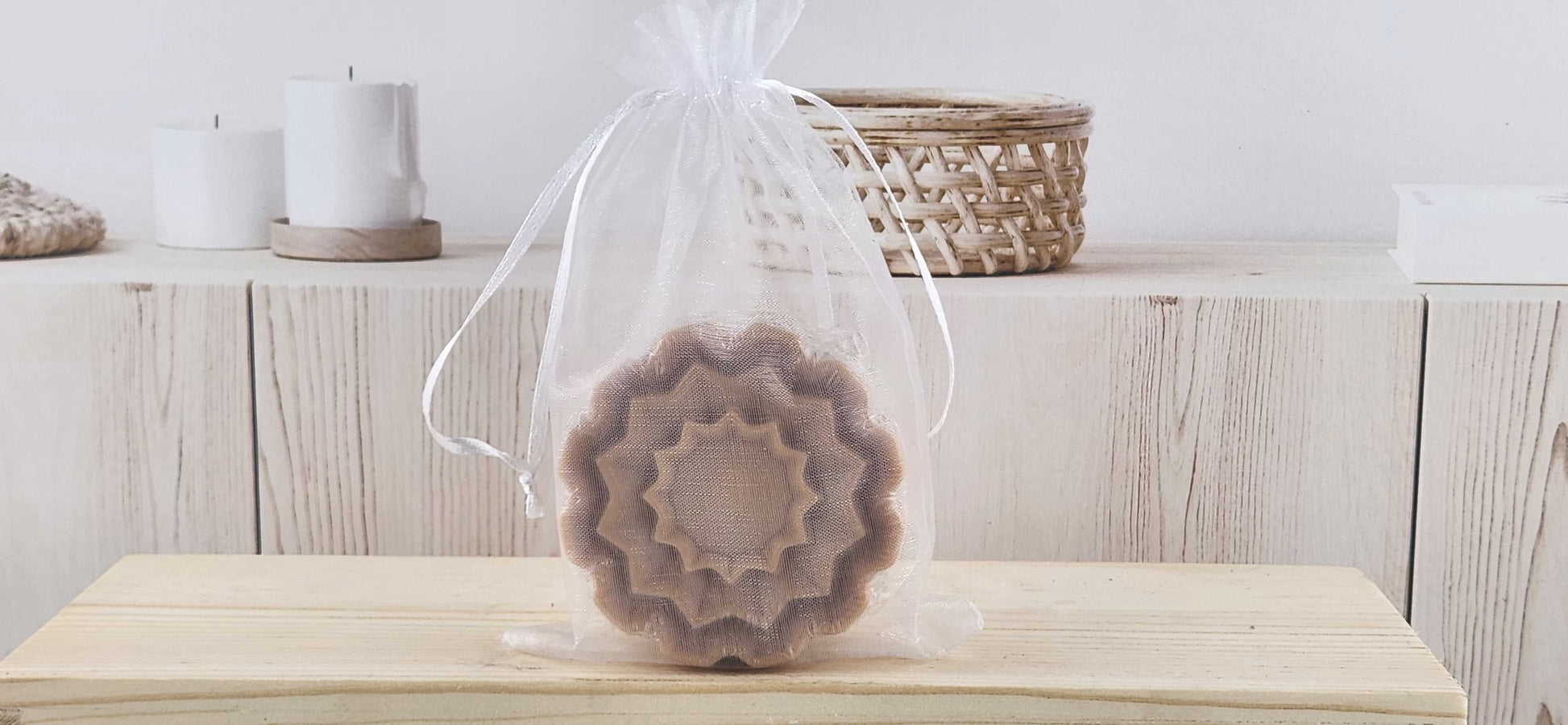 Banana Nut Bread Flower Bar Soap - F3 The Scented Angels Bar Soap