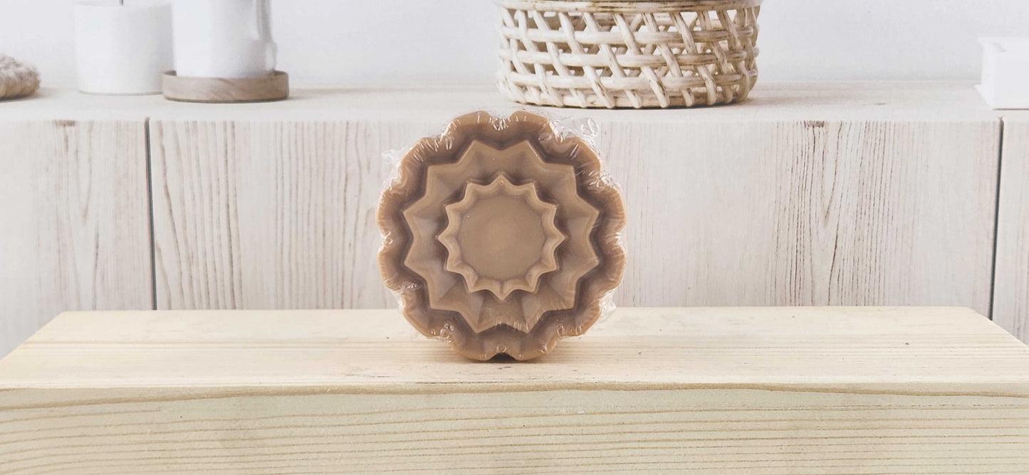 Banana Nut Bread Flower Bar Soap - F3 The Scented Angels Bar Soap