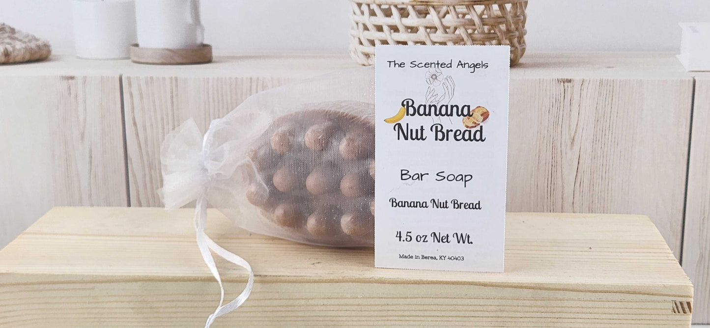 Banana Nut Bread Massage Bar Soap The Scented Angels Bar Soap