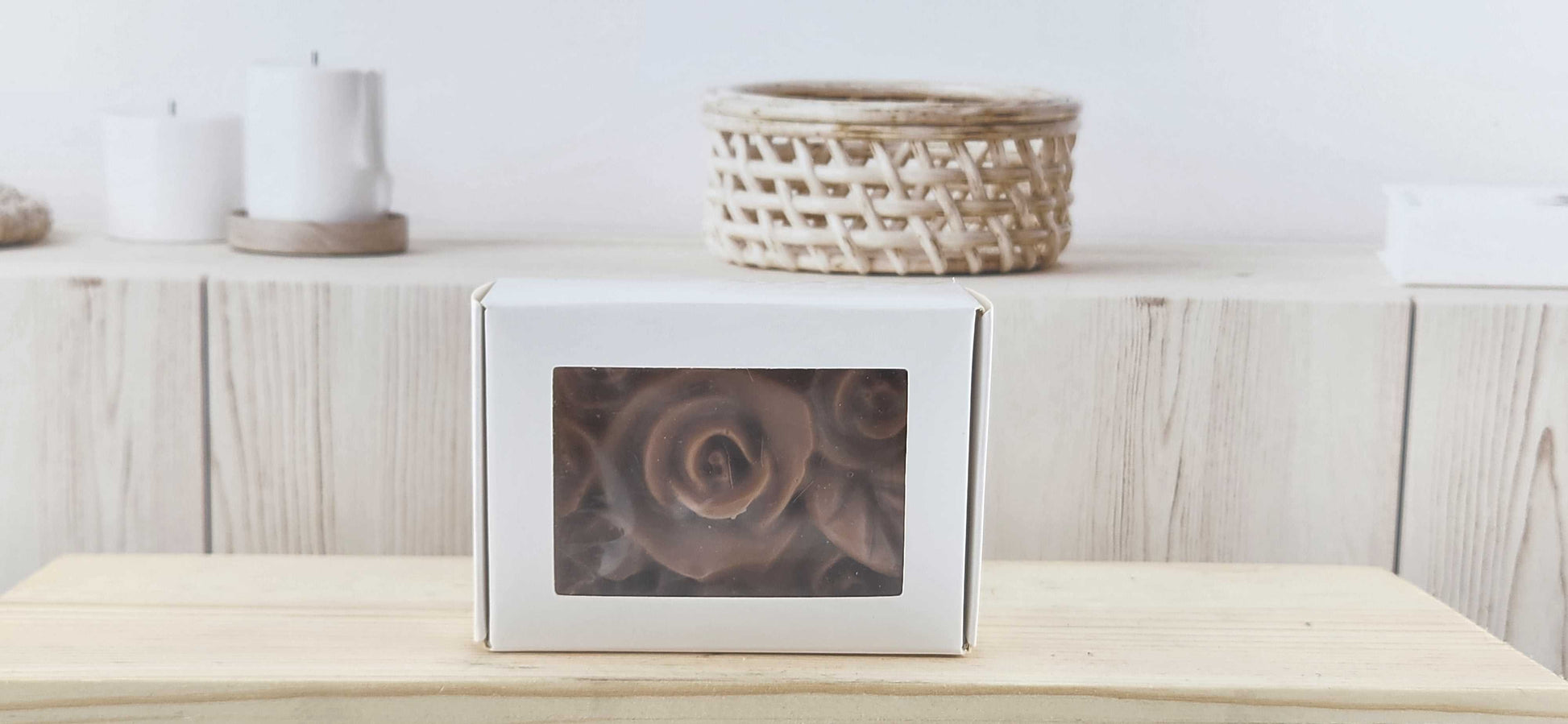 Banana Nut Bread Rose Flower Bar Soap - READ DESCRIPTION The Scented Angels Bar Soap