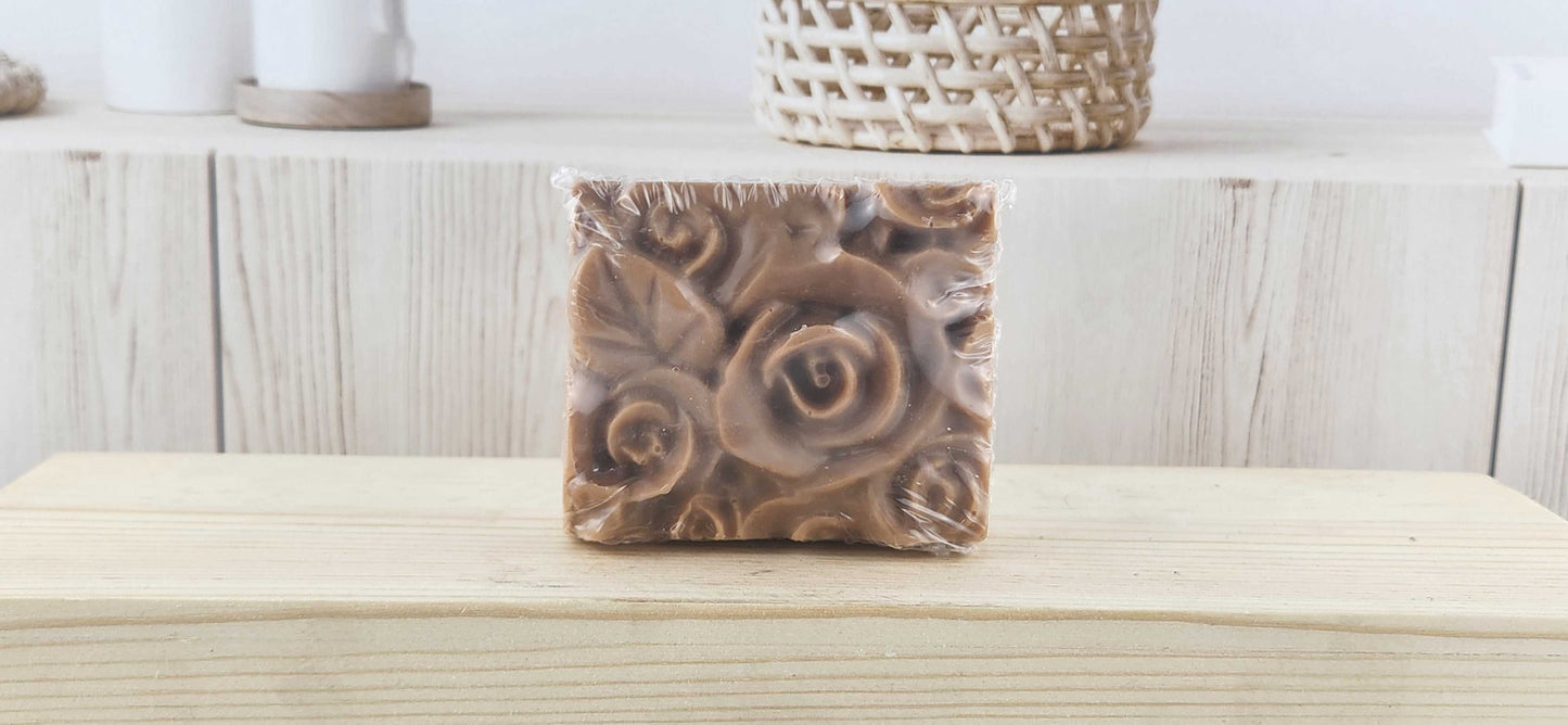Banana Nut Bread Rose Flower Bar Soap - READ DESCRIPTION The Scented Angels Bar Soap