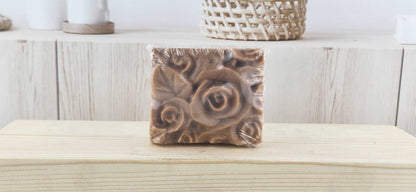 Banana Nut Bread Rose Flower Bar Soap - READ DESCRIPTION The Scented Angels Bar Soap