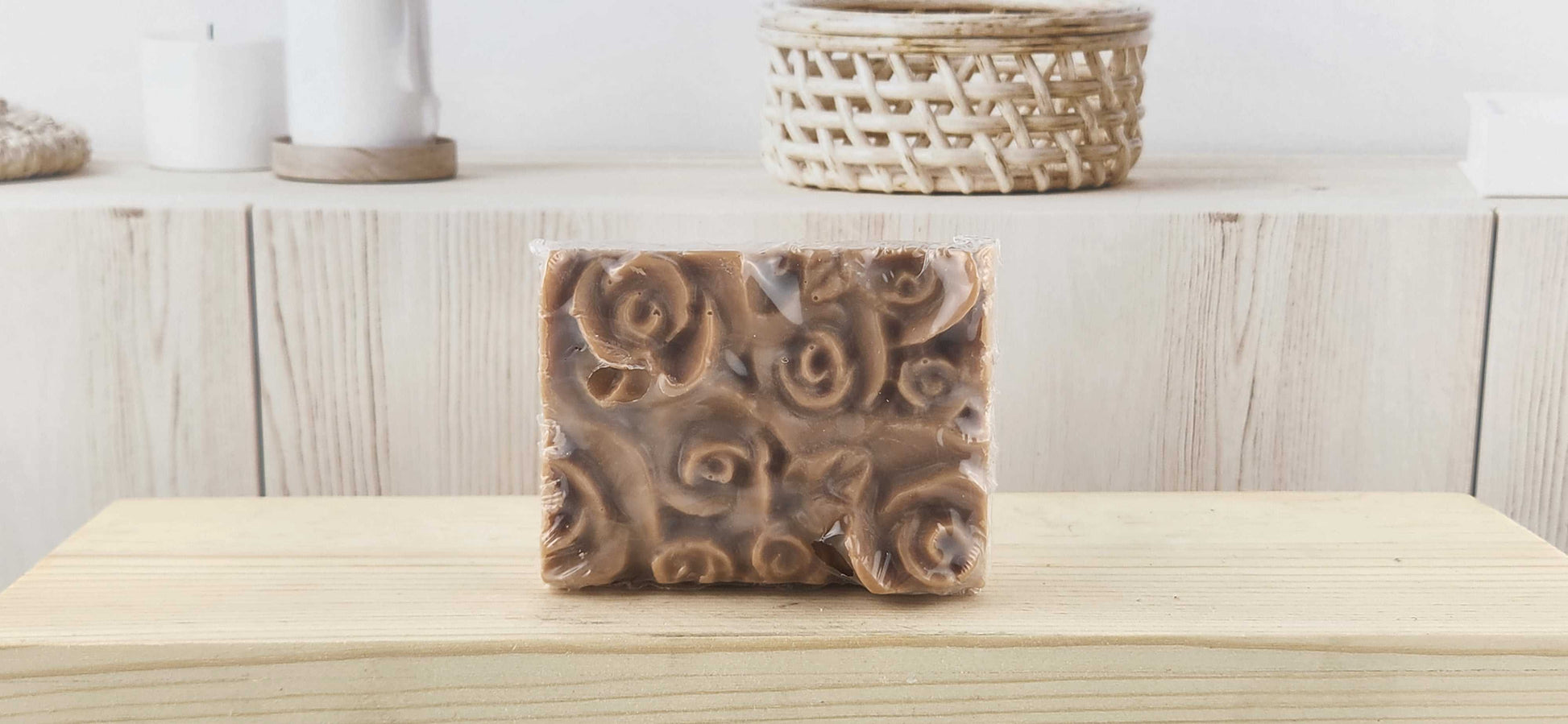 Banana Nut Bread Rose Flower Bar Soap - READ DESCRIPTION The Scented Angels Bar Soap