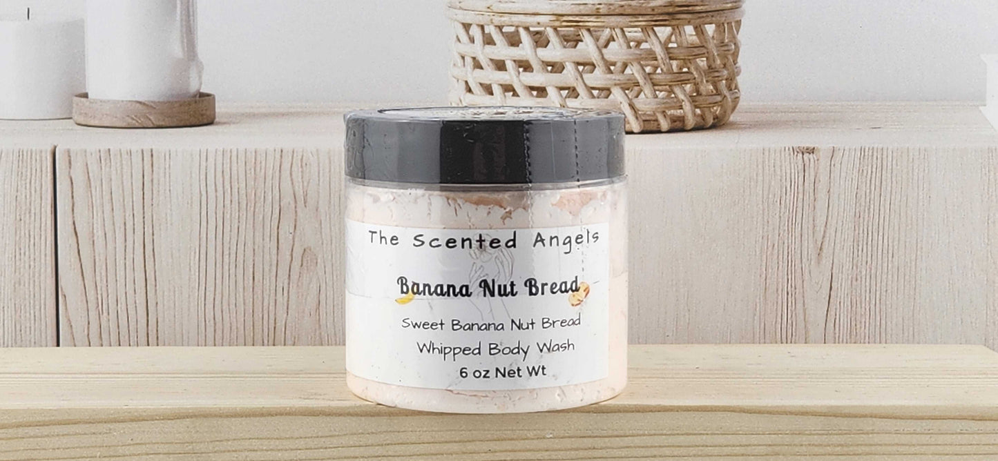 Banana Nut Bread Whipped Body Wash The Scented Angels Whipped Body Wash