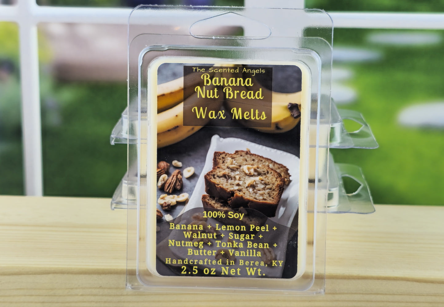 Banana Nut Bread Soy Wax Melts front