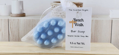 Beach Walk Massage Bar Soap The Scented Angels Bar Soap