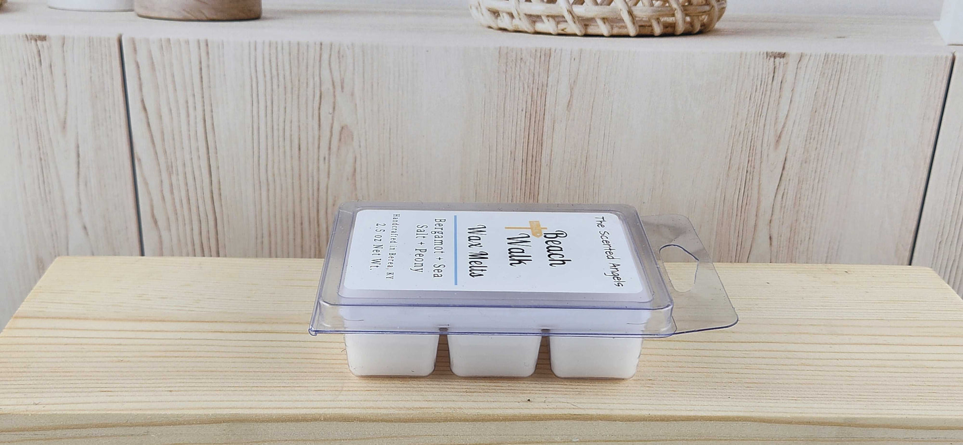 Beach Walk Scented Wax Melts - 2.5 oz - 6 cubes - Home Fragrance The Scented Angels Wax Melt