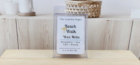 Beach Walk Scented Wax Melts - 2.5 oz - 6 cubes - Home Fragrance The Scented Angels Wax Melt