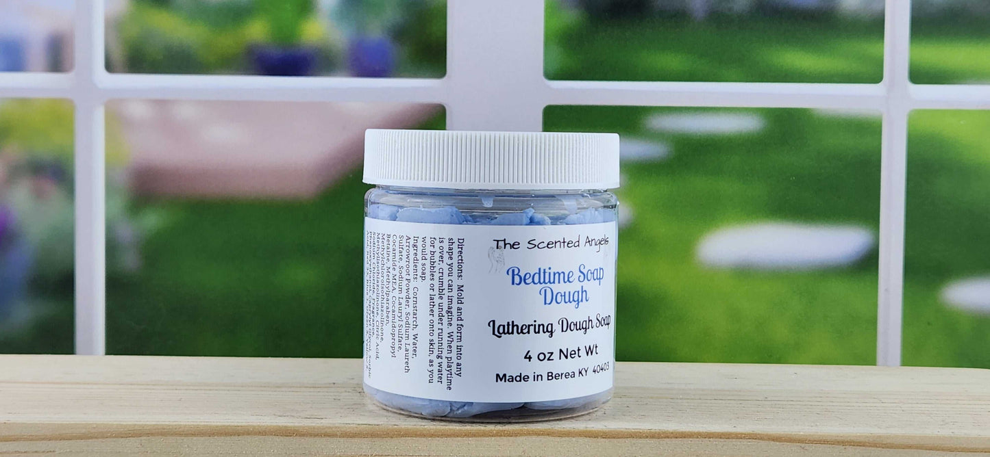 Bedtime Bubble Dough - 4 Colors The Scented Angels Soap Dough Bubble Bath