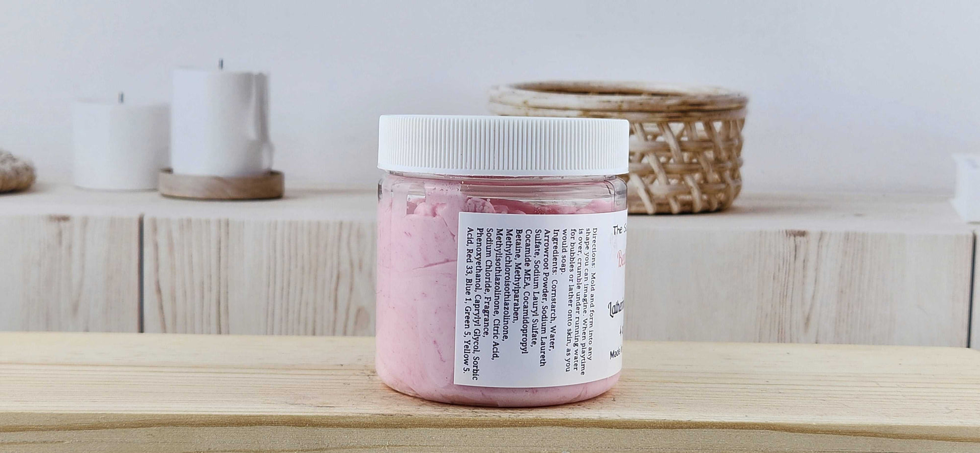 Bedtime Bubble Dough - 4 Colors The Scented Angels Soap Dough Bubble Bath